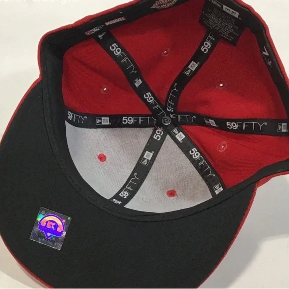 New Era Fitted Hat Corpus Christi Hooks MiLB Cap Texas fish hook size 7 1/2 New - Picture 3 of 6